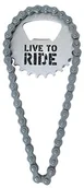 Korkociągi i otwieracze - Boxer Bike łańcuch otwieracz do butelek, srebrny BO1202 - miniaturka - grafika 1