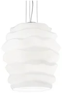 Lampy sufitowe - IDEAL LUX Lampa Wisząca Karma Sp1 Big Bianco 132365 Średnica 38,0 Wys. 51,5 - 135,0 - miniaturka - grafika 1