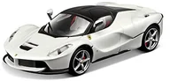 Kolekcjonerskie modele pojazdów - Bburago 15636902 W 1: 43 Ferrari Signature Series LaFerrari pojazdu, biały - miniaturka - grafika 1