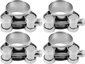 Akcesoria do urządzeń ogrodniczych - VOREL Obejma opaska śrubowa zaciskowa ocynkowana GBS W1 23-25mm 4szt - miniaturka - grafika 1