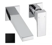 Baterie umywalkowe - Alpi DIMY Bateria umywalkowa podtynkowa czarny mat DM018BL DM018BL - miniaturka - grafika 1