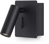 Lampy ścienne - Redlux Kinkiet MIG LED czarny R13645 - miniaturka - grafika 1