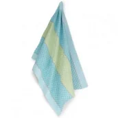 Ściereczki, gąbki, czyściki - Kela Carla - bawełniana ścierka kuchenna, paski niebiesko-ziel. KE-12280 - miniaturka - grafika 1