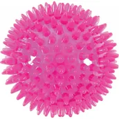Zabawki dla psów - Zolux Piłka gumowa z kolcami Pop z dźwiękiem 13cm PZOL104 - miniaturka - grafika 1