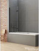 Parawany nawannowe - New Trendy Parawan nawannowy 120x140 New Soleo Black New Trendy P-0043) DYSTRYBUTOR P-0043 - miniaturka - grafika 1