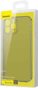 Baseus Frosted Glass Case etui pokrowiec do iPhone 13 Pro sztywna obudowa z żelową ramką czarny (ARWS000401) - Etui i futerały do telefonów - miniaturka - grafika 19