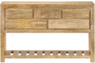 vidaXL vidaXL Szafka, 120x30x75 cm, lite drewno mango - Szafki do salonu - miniaturka - grafika 2