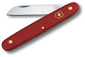 Noże - Victorinox scyzoryk nóż kwiaty dla osób leworęcznych proste ostrze 55 MM Czerwony Blister, 3.9450.b1 3.9450.B1 - miniaturka - grafika 1