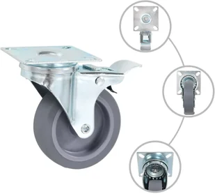 VidaXL Lumarko 32 kółka skrętne, 75 mm 277840         VidaXL - Kółka i bloczki - miniaturka - grafika 2