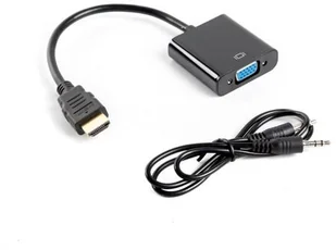 Lanberg Adapter HDMI-A M) > VGA F) + audio na kablu (AD-0017-BK) - Adaptery i przejściówki - miniaturka - grafika 5