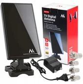 Anteny TV - Antena 2w1 Wewnętrzna Zewnętrzna Dvb-t Hd 100dBuV - miniaturka - grafika 1