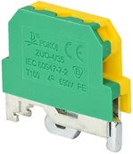 Kostki, złączki, wtyczki - Bemko Złączka-szynowa-gwintowana-ZUO-4-35mm-ochronna A11-5C3Z - miniaturka - grafika 1