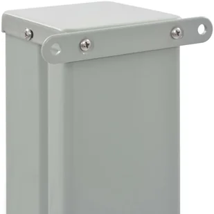 vidaXL Wysuwana markiza boczna na taras, 100 x 300 cm, brązowa vidaXL - Markizy - miniaturka - grafika 6