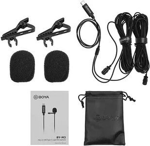 Boya Mikrofon krawatowy BY-M3D - Akcesoria fotograficzne - miniaturka - grafika 4