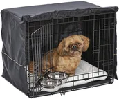Legowiska dla psów - Midwest MidWest iCrate Starter Kit 62x46x48 cm - zestaw startowy, klatka S, legowisko, pokrowiec i miski MW-1524DD-KIT - miniaturka - grafika 1