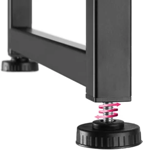 tectake Biurko narożna Melrose - industrialny ciemny 404229 - Biurka - miniaturka - grafika 9