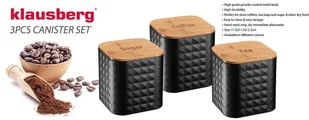 Kinghoff Klausberg Lumarko Zestaw pojemników kuchennych klausberg kb-7484 KB-7484 - Pojemniki kuchenne - miniaturka - grafika 3