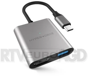 Wejście USB HyperDrive USB-C/4K HDMI USB 3.0 USB-C HY-HD259A-GRAY) Szary - Huby USB - miniaturka - grafika 4
