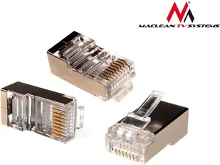 Maclean Wtyk RJ45 8P8C 5e linka MCTV-664 kpl. ekran - Pozostałe akcesoria sieciowe - miniaturka - grafika 4