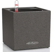 Donice - Lechuza Donica stołowa CANTO Stone 14 ALL-IN-ONE, grafitowa czerń - miniaturka - grafika 1