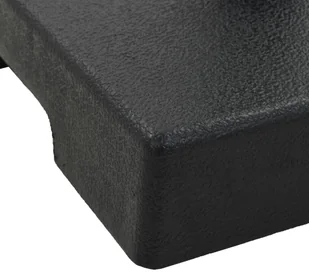 vidaXL Podstawa pod parasol, kwadratowa, żywica, 8 kg, czarna - Pozostałe meble ogrodowe - miniaturka - grafika 5