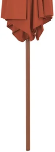 vidaXL Parasol ogrodowy na drewnianym słupku, 270 cm, terakota - Parasole ogrodowe - miniaturka - grafika 6