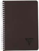 Notesy i bloczki - Clairefontaine Linicolor", notatnik przewodowy, A5, kwadratowy, 180 stron - czarny 329507C - miniaturka - grafika 1