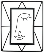 Ramki na zdjęcia - Hama Ramka na portrety Amazing Flint, czarna, 10 x 15 cm ramka na zdjęcia, metalowa, 10 x 15 00035099 - miniaturka - grafika 1