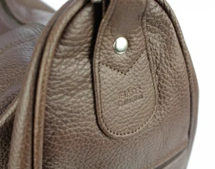 ELKOR (PL) Plecak Skórzany ELKOR (PL) Jowita De Luxe Skóra Naturalna Licowa JASNY CZEKOLADOWY - Plecaki - miniaturka - grafika 8