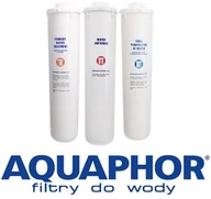 Uzdatniacze wody - Aquaphor Zestaw wkładów do filtra Kryształ H filtrowanie i zmiękczanie wody Komplet wkładów Kryształ H - miniaturka - grafika 1