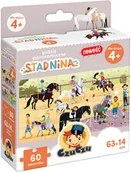 Książki edukacyjne - CzuCzu. Puzzle panoramiczne. Stadnina - miniaturka - grafika 1