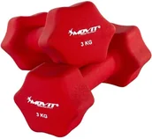 Hantle i ciężarki - Movit ZESTAW 2x HANTLE NEOPRENOWE 3 KG CIĘŻARKI 20040395 - miniaturka - grafika 1