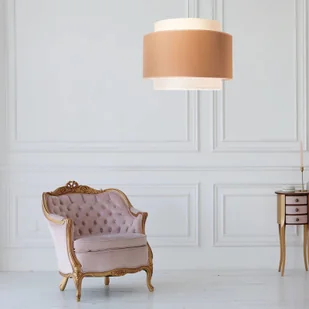 Euluna Lampa wisząca Soho, ecru/cappuccino - Lampy sufitowe - miniaturka - grafika 2