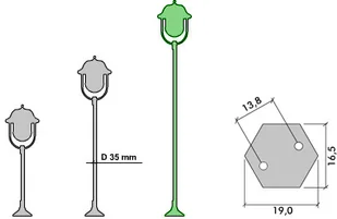 Su-Ma lampa stojąca Prince K 5002/1/O - Lampy ogrodowe - miniaturka - grafika 6