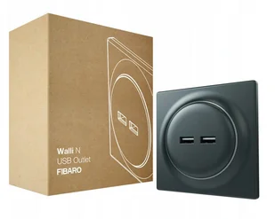 Fibaro Gniazdko Walli N USB Outlet - Systemy inteligentnych domów - miniaturka - grafika 2