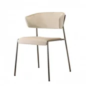 Krzesła - Scab Design Krzesło Lisa z podłokietnikami - rama antracytowa 2851 VA - miniaturka - grafika 1