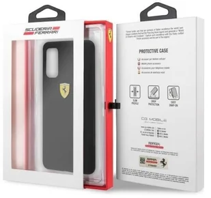 Ferrari Hardcase FESSIHCS62BK S20 G980 czarny/black Silicone hurtel-62364-0 - Etui i futerały do telefonów - miniaturka - grafika 7