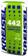 Zaprawy budowlane - Kreisel Posadzka cementowa 442 25 kg - miniaturka - grafika 1