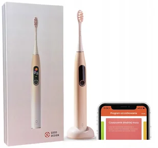 Xiaomi Oclean X Pro Różowy - Szczoteczki elektryczne - miniaturka - grafika 4