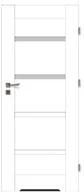 Drzwi wewnętrzne - Voster Skrzydło drzwiowe z podcięciem wentylacyjnym Parma Białe 60 Prawe - miniaturka - grafika 1