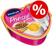 Mokra karma dla kotów - Vitakraft Poesie 15 x 85 g Czarniak z makaronem i pomidorami w sosie - miniaturka - grafika 1