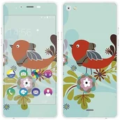 Etui i futerały do telefonów - Wiko Royal Sticker Royal tatuaż ścienny RS. 122111 samoprzylepny do Highway Pure z motywem kwiatu i pędy RS.122111 - miniaturka - grafika 1