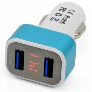 NoName Ładowarka Ładowarka samochodowa 2xUSB tester akumulatora 12/24V uniwersalny 4108-uniw - Ładowarki samochodowe NoName Ładowarka Ładowarka samochodowa 2xUSB tester akumulatora 12/24V uniwersalny 4108-uniw - Ładowarki samochodowe - miniaturka - grafika 3