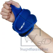 Pozostały sprzęt siłowy - Movit Ciężarki na ręce 2 x 2 kg neopren niebieski - miniaturka - grafika 1