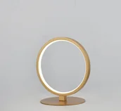 Lampy stojące - Reality Lampka Ragi złoty mat led stołowa 534601-03 534601-03 - miniaturka - grafika 1