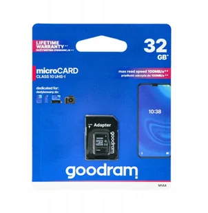 Goodram microSDHC Class 10 32GB (M1AA-0320R11) - Karty pamięci - miniaturka - grafika 2