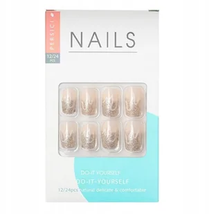 Tipsy Sztuczne Paznokcie Zdobione Wzory 24 szt 85 - Sztuczne paznokcie i akcesoria - miniaturka - grafika 16