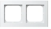 Klawisze i ramki - Ospel Ramka podwójna Biały - R-2R/00 Sonata - miniaturka - grafika 1