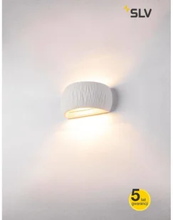 Spotline SLV PLASTRA WL CURVED CUTRAIN wewnętrzna oprawa ścienna QT-DE12 biała 1004732 - Lampy ścienne - miniaturka - grafika 7
