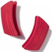 Pozostałe akcesoria kuchenne - Le Creuset Zestaw chwytaków silikonowych wiśniowy 93010300060000 - miniaturka - grafika 1